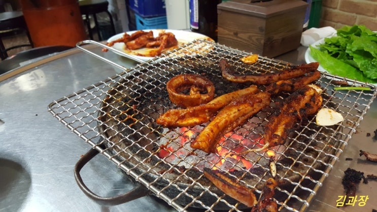  황제숯불갈비 닭발 구로구 고척동 꼼장어 맛집