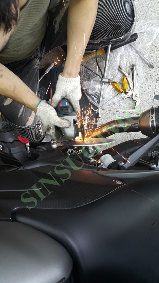  #YAMAHA R3 튜닝용품 장착 백스텝 