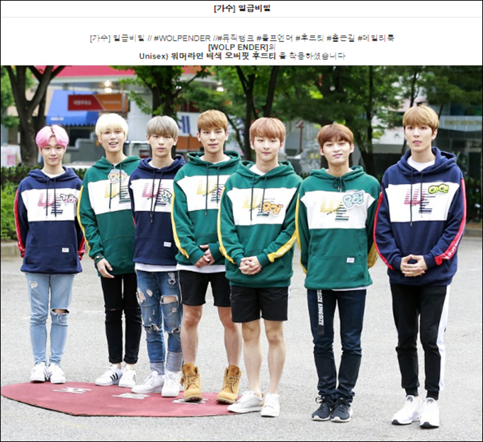  울프엔더 x 일급비밀 콜라보 셔츠 가성비 좋은 의류
