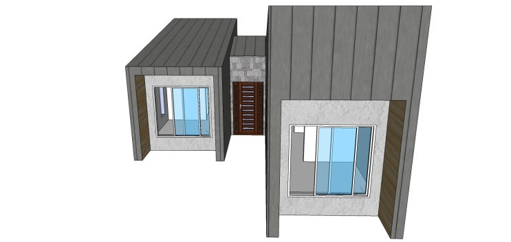 15평 조합형 이동식주택 짓기 철골 트러스구조 모듈러주택 건축 뷰