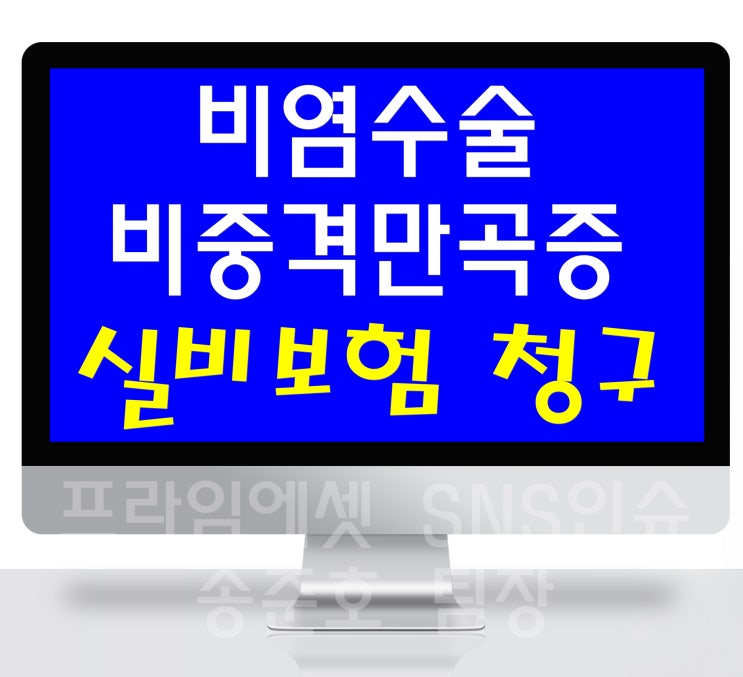  비염수술 비중격만곡증 수술 실비보험 청구