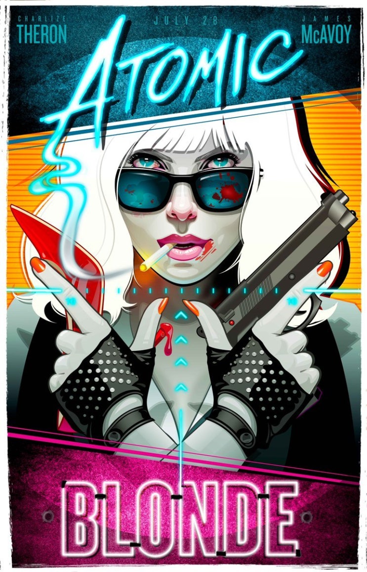 아토믹 블론드 Atomic Blonde 샤를리즈 테론 1980 보드카 voices carry til tuesday 스톨리치아나 위스키 stolichnaya 사첼 러시아 노래