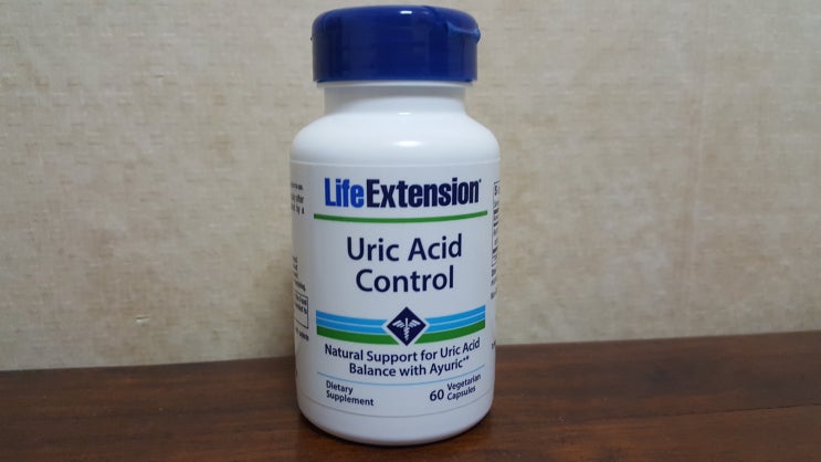[아이허브] 통풍억제 / 요산수치 낮추는 건강보조제 Life Extension, Uric Acid Control  실험중
