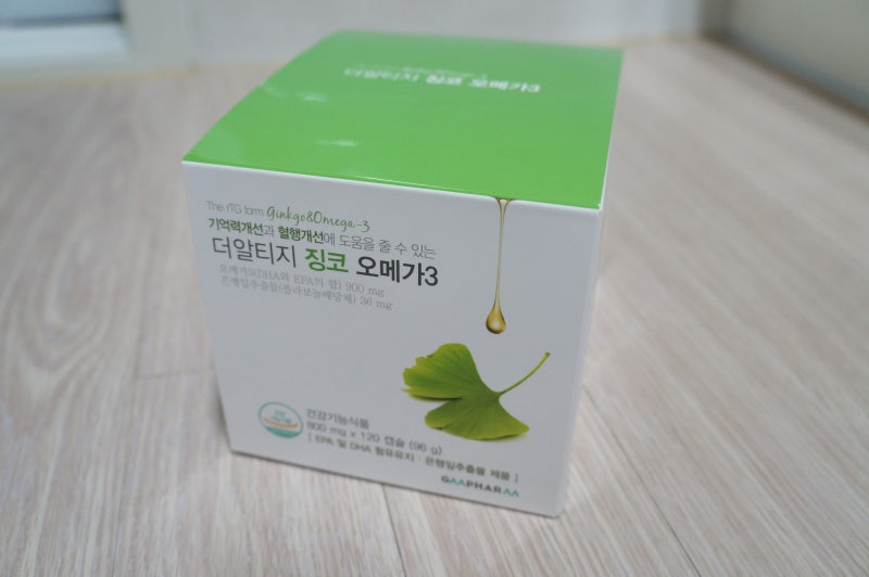 혈액순환제 은행잎추출물 미국 오메가징코오메가3 15