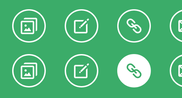 Simple Icon Hover Effects Simple Icon Hover Effects