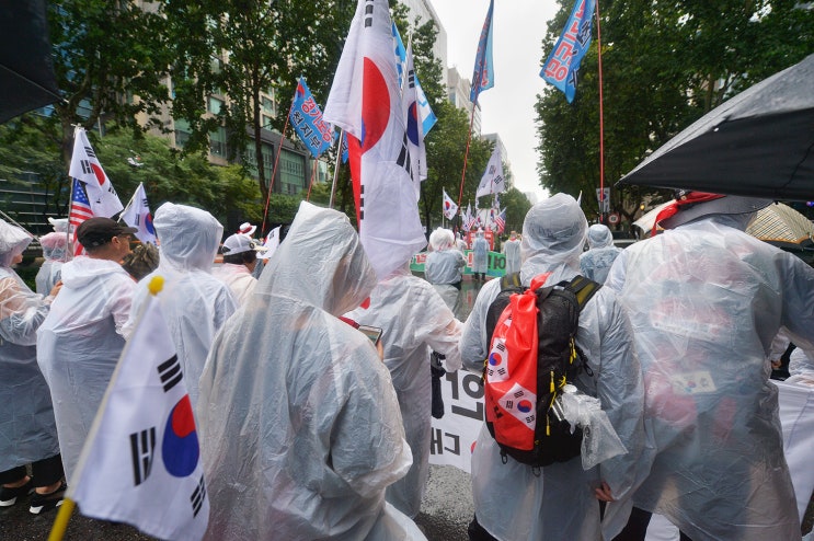 자유한국당 홍준표 대표와 류석춘의 박근혜 대통령 출당 궤변. 