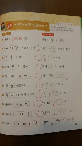  [난독증/아들 수업]2017년 1월 26일: 1달 8회기
