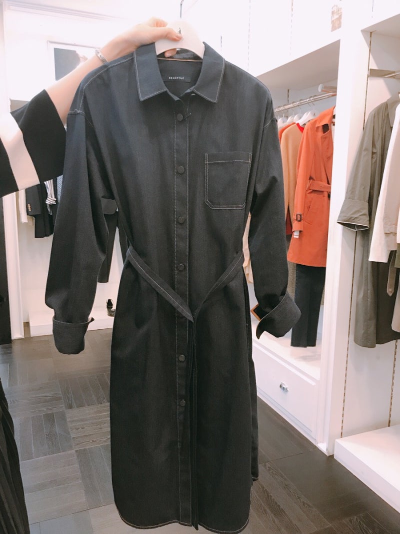 익산 영등동 빈폴 17FW 네이비 데님 라이크 셔츠 원피스 359,000원