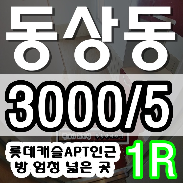  동상동원룸전세 김해원룸 중 가장 큰 사이즈