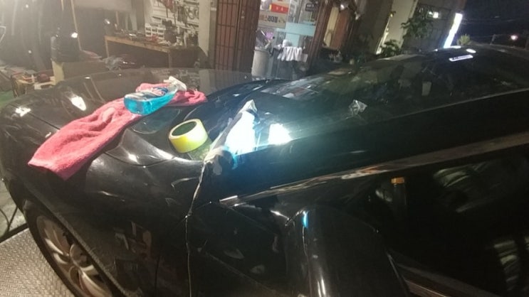  대구자동차유리수리 차유리복원 대구유리용접