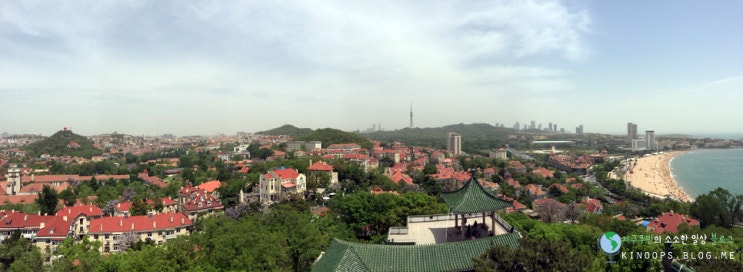  칭다오여행 소어산공원에서 칭다오 전경을 한눈에