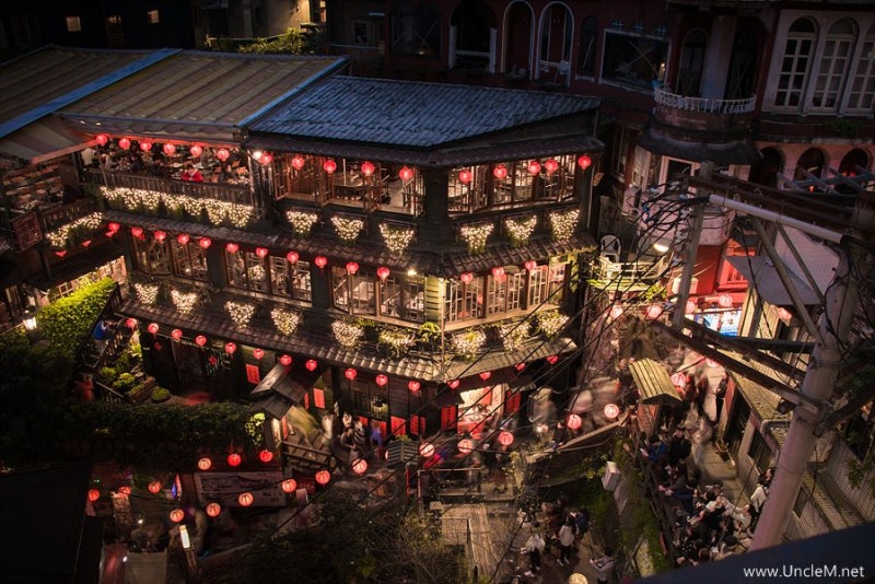 지우펀 홍등 아메이 찻집