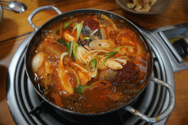 분당 정자동 점심 맛집, 고등어 김치조림 쌈밥 - 박가네