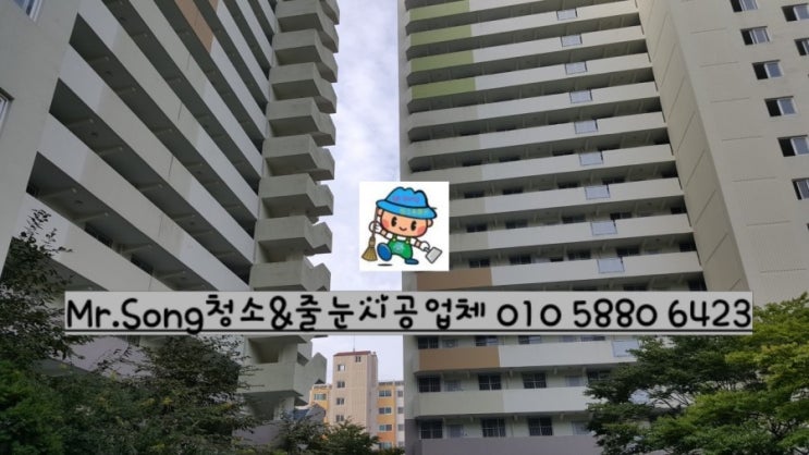  [미스터송청소&줄눈시공업체]양산삼성파크빌이사청소