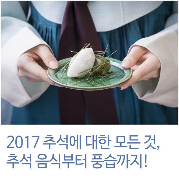2017 추석 연휴~ 추석 상차림 제사 음식부터 풍습까지!