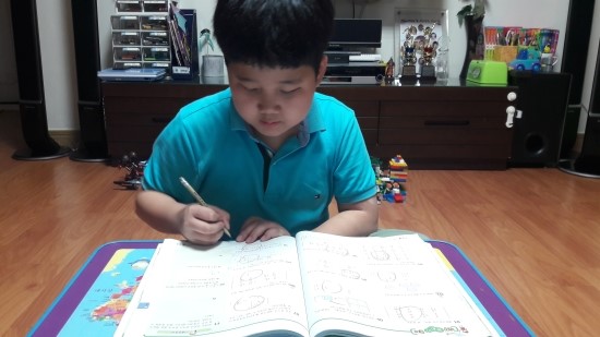  3학년 2학기 단원평가에서 고득점 획득하기, 수학중심으로 예습/복습했어요.