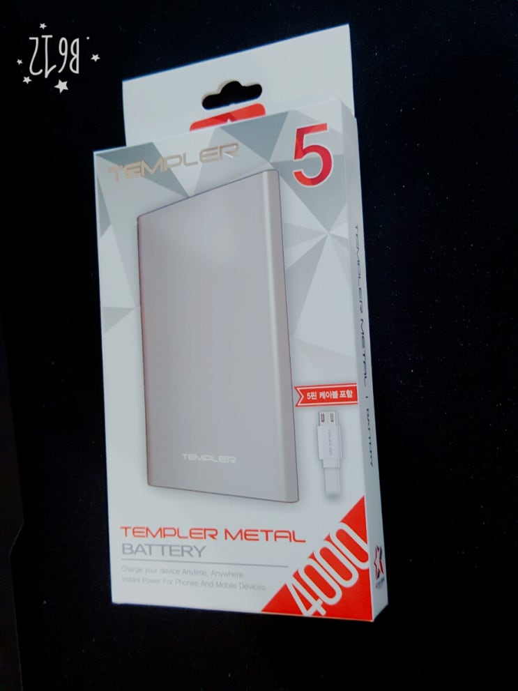  보조배터리 TEMPLER 템플러 메탈 4000mAh 후기