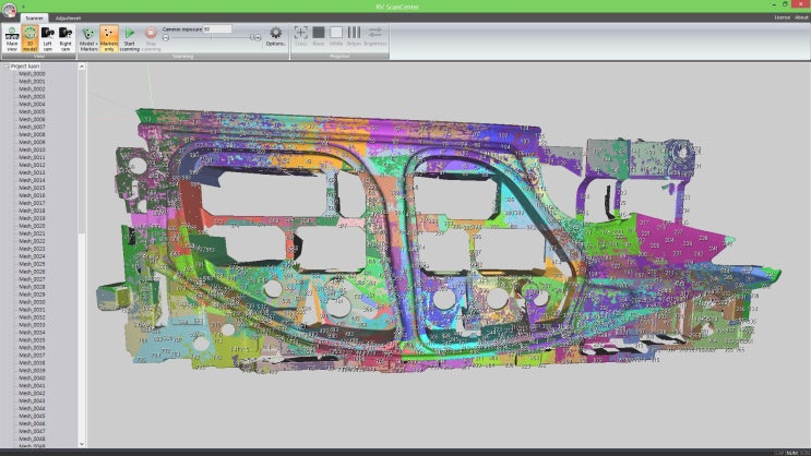 [3D스캔]자동차 샤시 모형 3D 스캔 용역 이미지 입니다