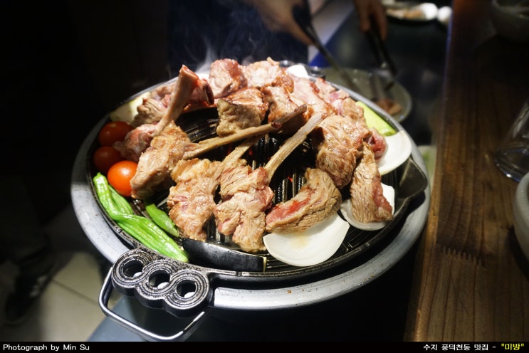 용인 수지맛집, 양갈비가 정말 끝내주는 풍덕천동  - 미방