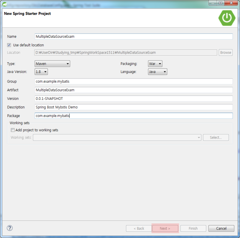 [Spring Boot] Spring Boot 1.4 + Mybatis Multi DataSource 운용 : 네이버 블로그