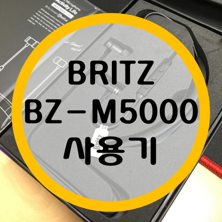 Britz 블루투스 이어폰 BZ-M5000 사용기
