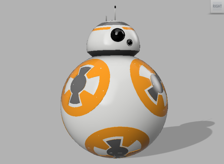  스타워즈 Sphero BB-8 모델링:오토데스크 퓨전360(Autodesk Fusion360)