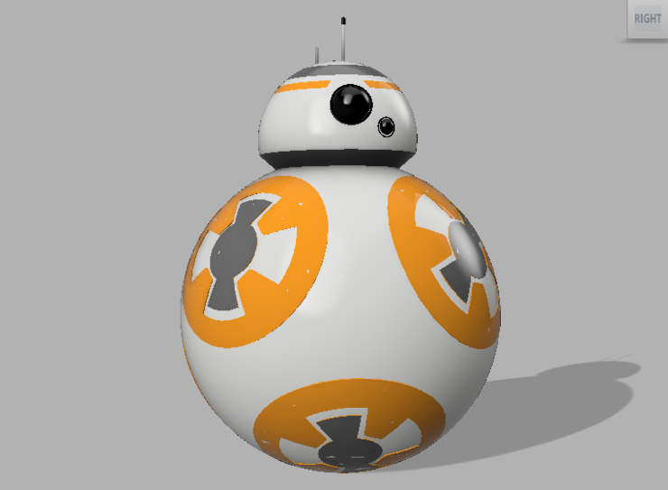 스타워즈 Sphero BB-8 모델링:오토데스크 퓨전360(Autodesk Fusion360)