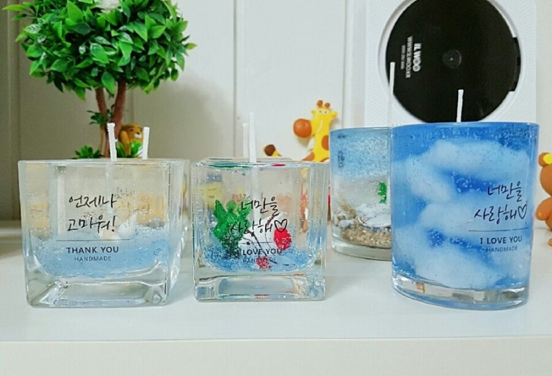 계속 취미로 젤캔들을 만드시나요?!