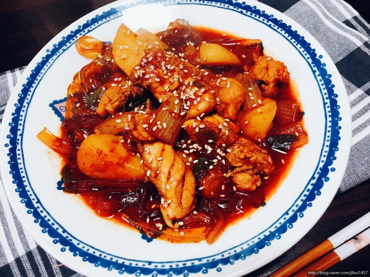  [자취요리] 간장찜닭 안동찜닭 레시피