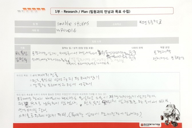  WRO2016 중등부 후기 "Last Chance&Best Result."
