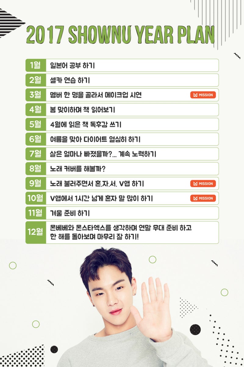 [미미] 2017 몬엑의 계획