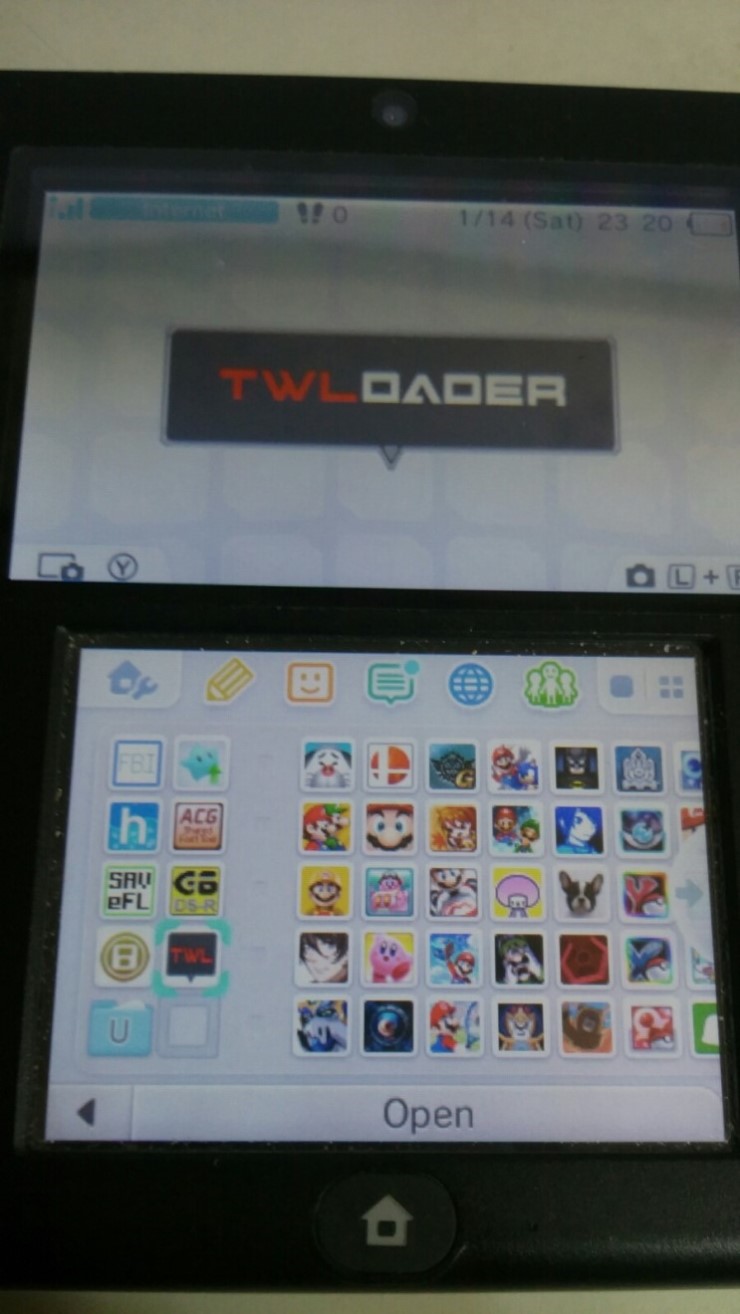 3DS에서 DS게임 구동 - TWLoader v2.3.1 : 네이버 블로그