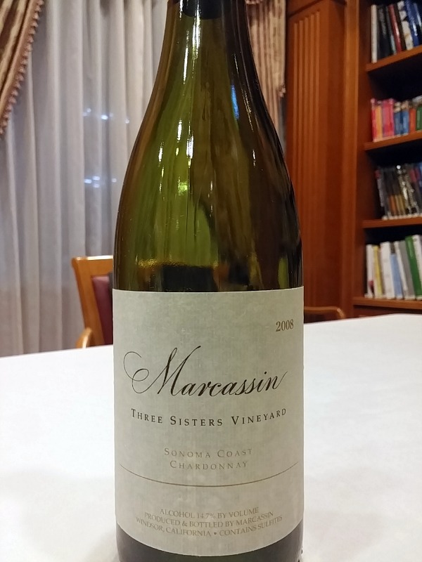  Marcassin, Three Sisters Vineyard Chardonnay, Sonoma Coast, 2008 (마르카상(마카상), 쓰리 시스터즈 빈야드 샤르도네)