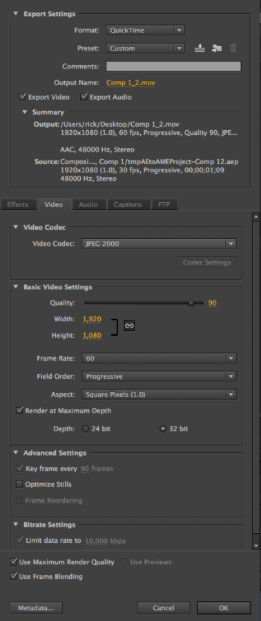 Adobe Media Encoder : Alpha 채널, 투명 배경으로 렌더링 : 네이버 블로그