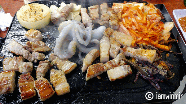 [용산 맛집] 삼겹살+낙지 이색 조합 : 가람떡갈비