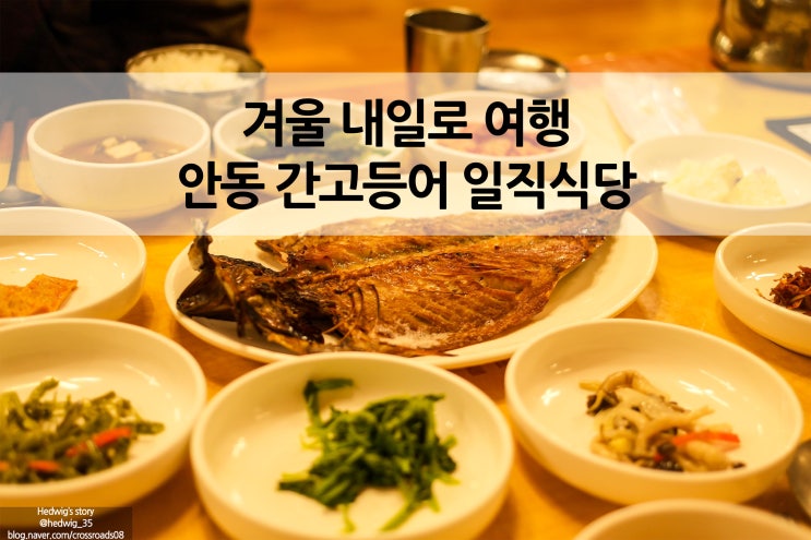  겨울 내일로 코스 맛집 안동 간고등어 일직식당