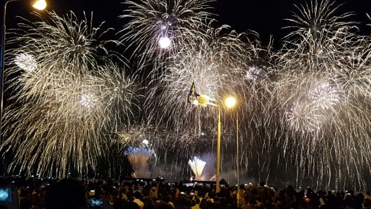  부산 불꽃축제 사진
