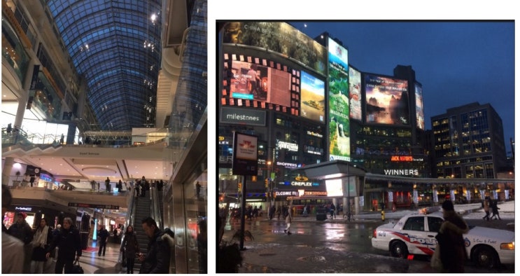  170110 토론토 쇼핑몰, 이튼센터 Eaton Centre
