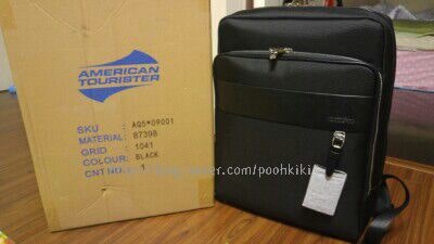 남편 생일선물/아메리칸 투어리스트 백팩 후기/ AT PRIMERO2 BACKPACK BLACK AQ509001 샘소나이트 가방 ....