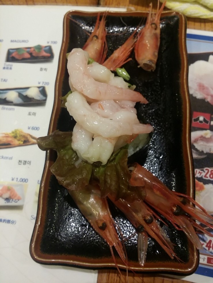  오사카 도톤보리 아우신스시 두둥!