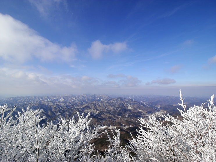 무주 적상산 눈꽃산행(덕유산국립공원 서창 코스)