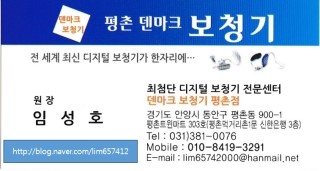  보청기 가격? 2탄 (평촌학원가 위치- 평촌덴마크보청기)