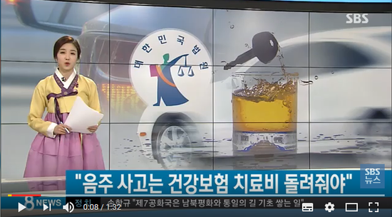 음주 사고는 건강보험 안 돼... 치료비 돌려줘라 / SBS뉴스 음주 사고는 건강보험 안 돼... 치료비 돌려줘라 / SBS뉴스