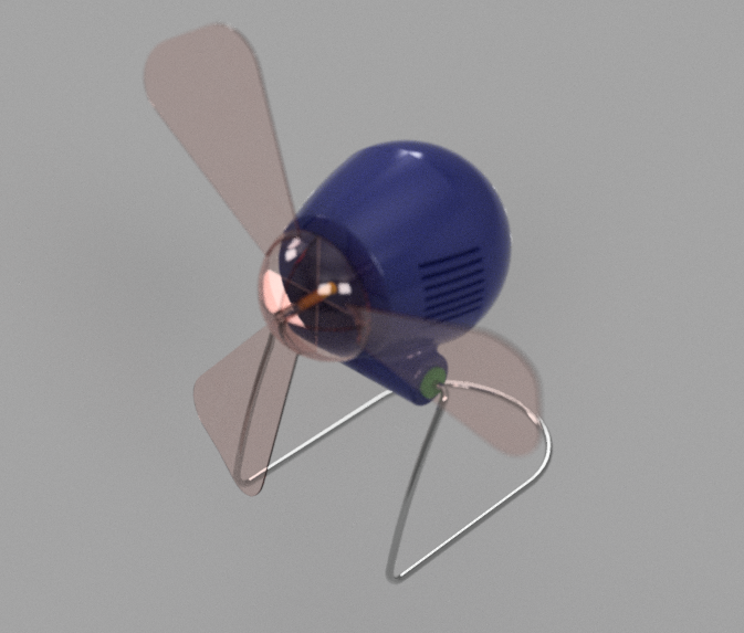  미니선풍기 Motion Study-Fusion 360