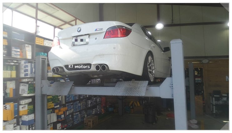 BMW정비센터 K1모터스 엔진소음이 매우심한 523i 엔진오일교환