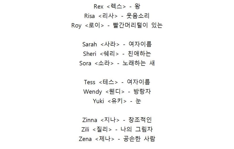멋있는 영어 닉네임 아이디 추천 : 네이버 블로그 멋있는 영어 닉네임 아이디 추천 : 네이버 블로그
