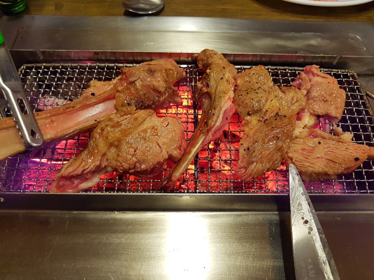  서울 노량진 '만주양꼬치(만주고육관)' 양갈비, 꿔바로우