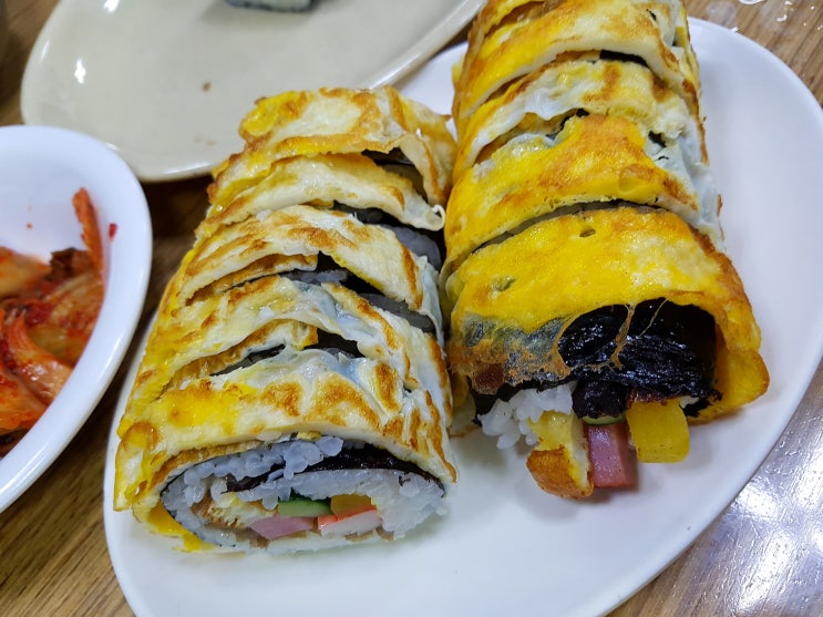  인천 주안동 '청해김밥' 달걀말이김밥