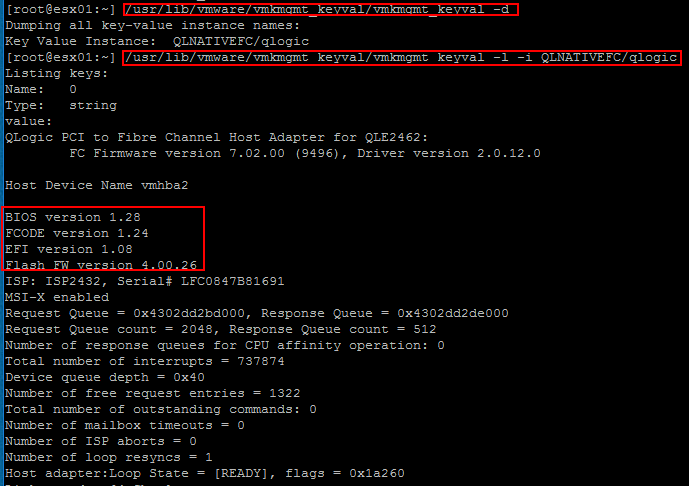 VMware ESX HBA, NIC 펌웨어 버전 확인하는 방법 : 네이버 블로그