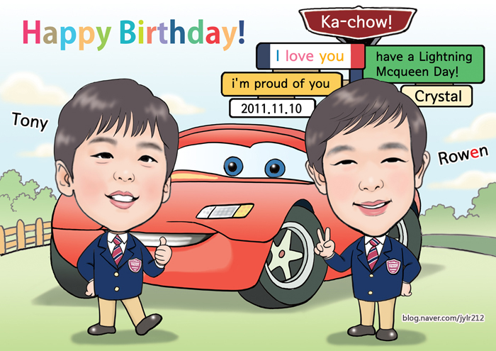  캐리커쳐 / 생일 축하 캐리커쳐 - Happy Birthday!